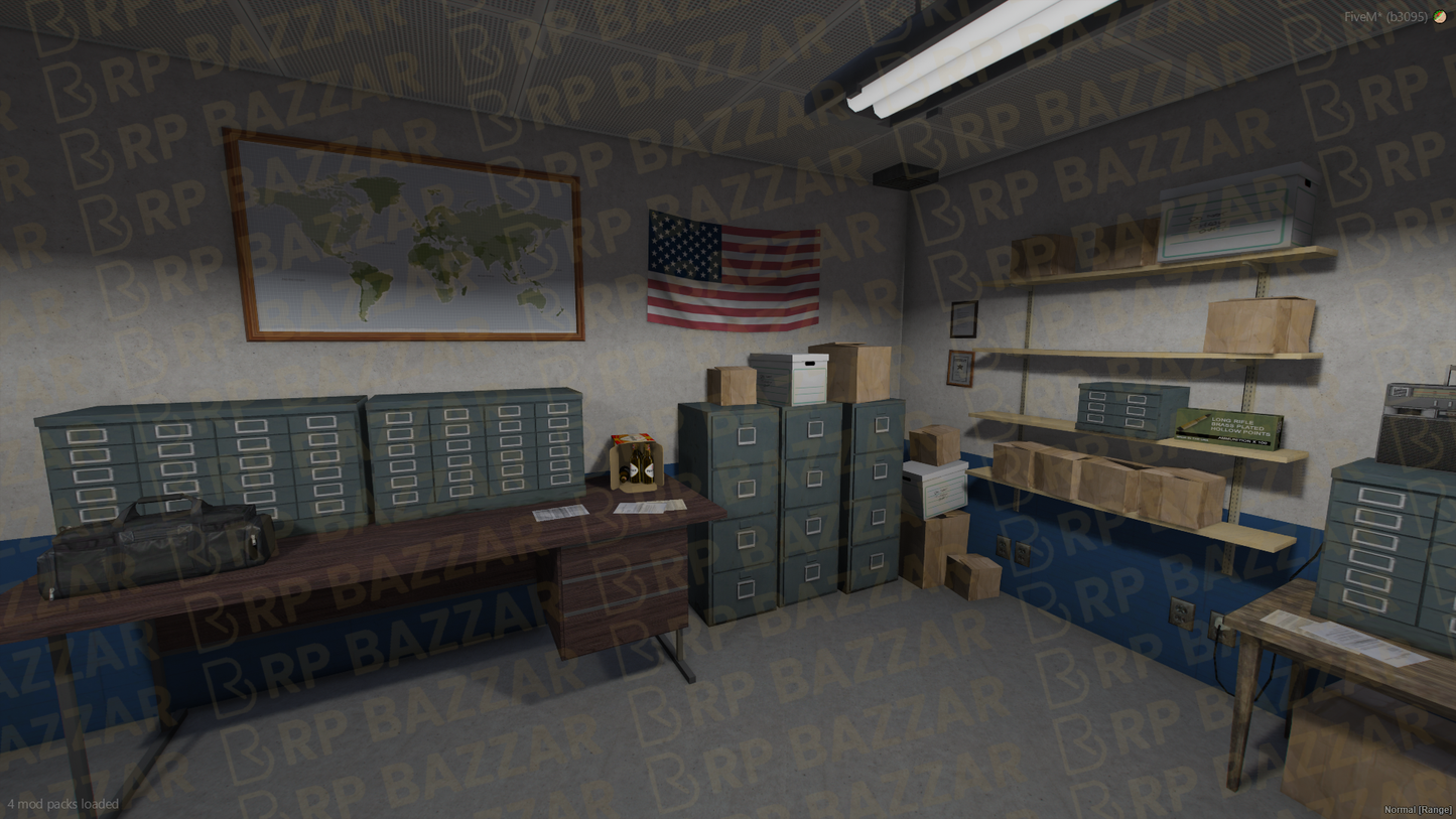 Secure Storage Room & Warehouse FiveM MLO — GTA RP Interior — ESX QB QBOX — RPBazzar