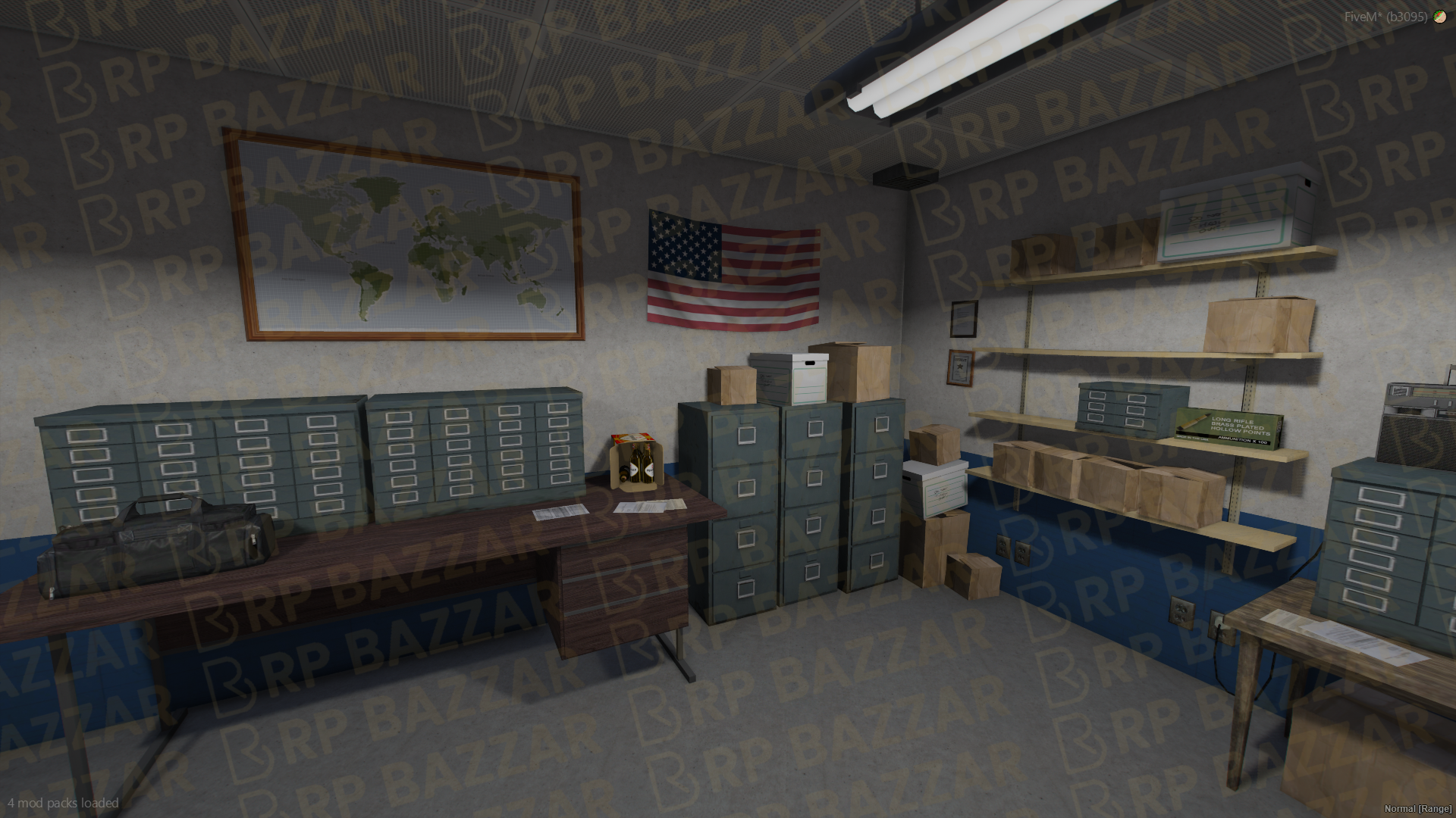 Secure Storage Room & Warehouse FiveM MLO — GTA RP Interior — ESX QB QBOX — RPBazzar