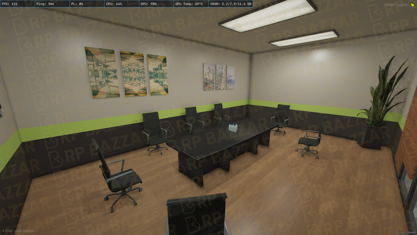 Penthouse Office FiveM MLO — GTA RP Interior — ESX QB QBOX — RPBazzar