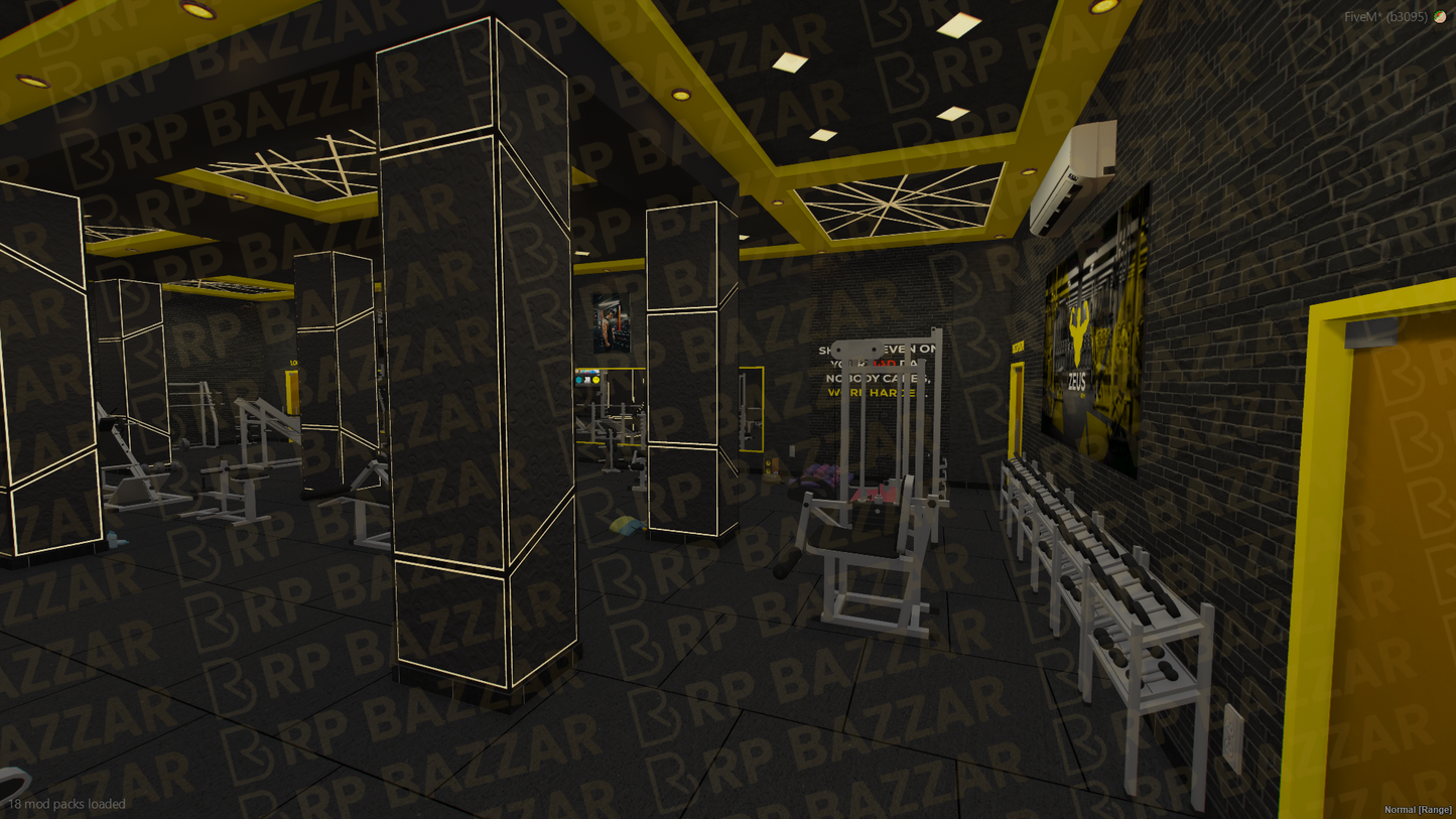 Urban Gyms & Fitness FiveM MLO — GTA RP Interior — ESX QB QBOX — RPBazzar