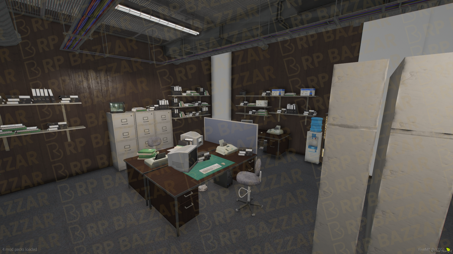 Urban Police Station FiveM MLO — GTA RP Interior — ESX QB QBOX — RPBazzar