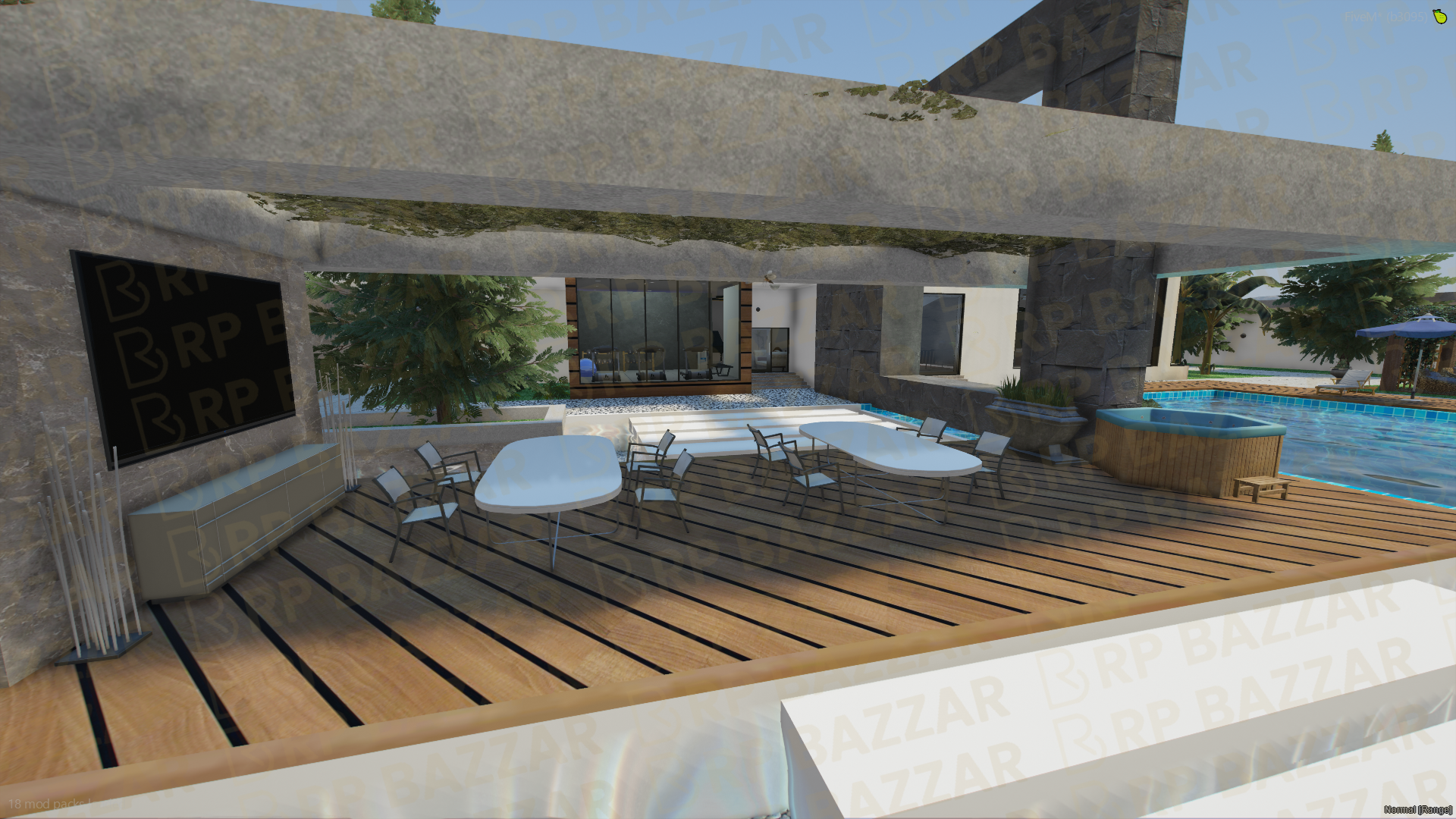 Modern Mansion FiveM MLO — GTA RP Interior — ESX QB QBOX — RPBazzar