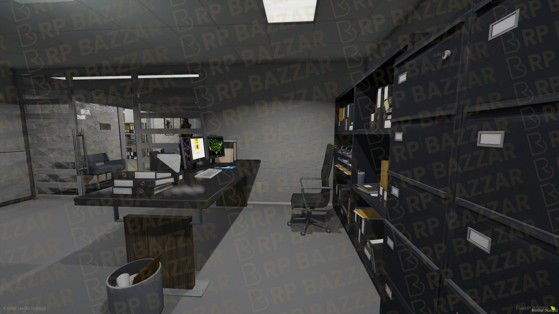 Northside Police Station FiveM MLO — GTA RP Interior — ESX QB QBOX — RPBazzar