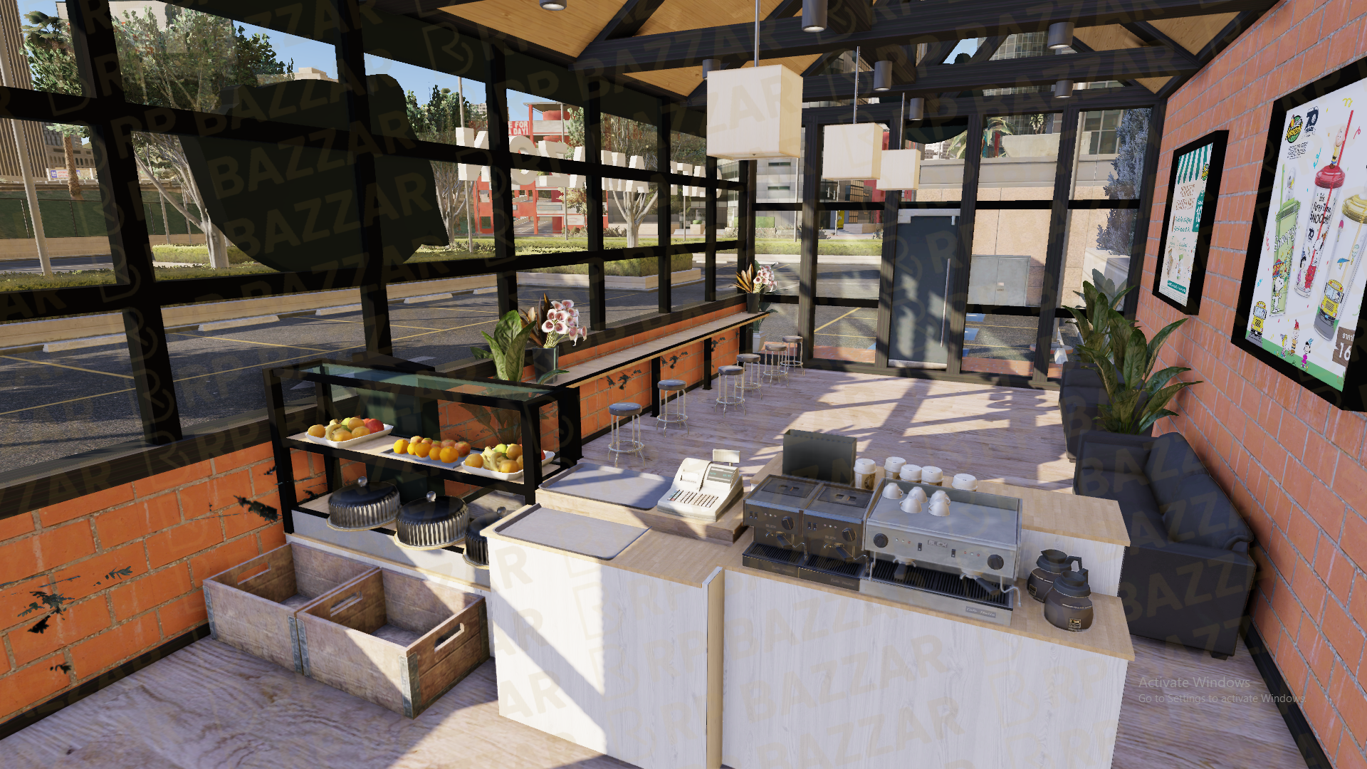 Casual Diner FiveM MLO — GTA RP Interior — ESX QB QBOX — RPBazzar