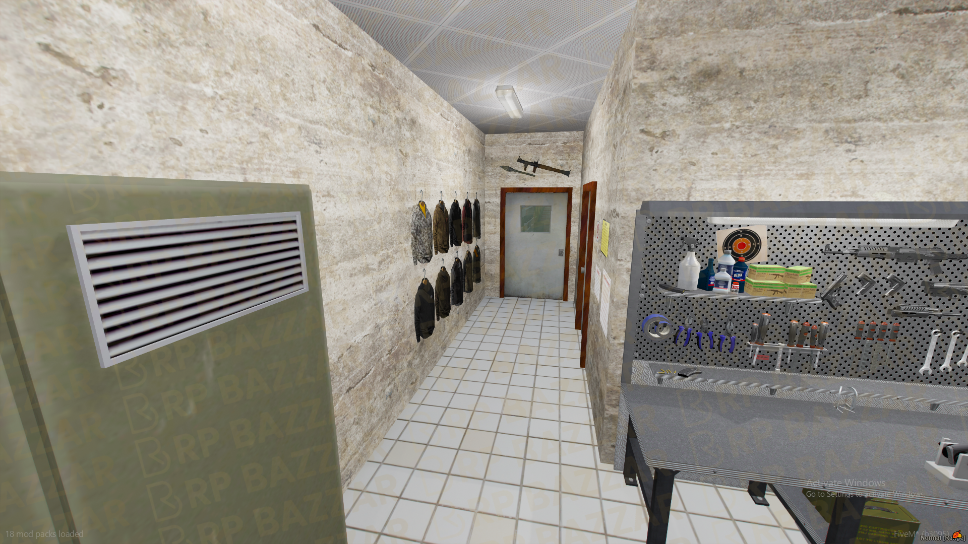 Tactical Ammunation Store FiveM MLO — GTA RP Interior — ESX QB QBOX — RPBazzar