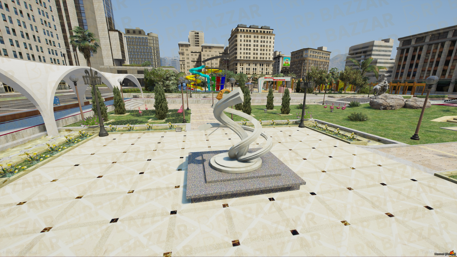 Liberty Legion Square FiveM MLO — GTA RP Interior — ESX QB QBOX — RPBazzar