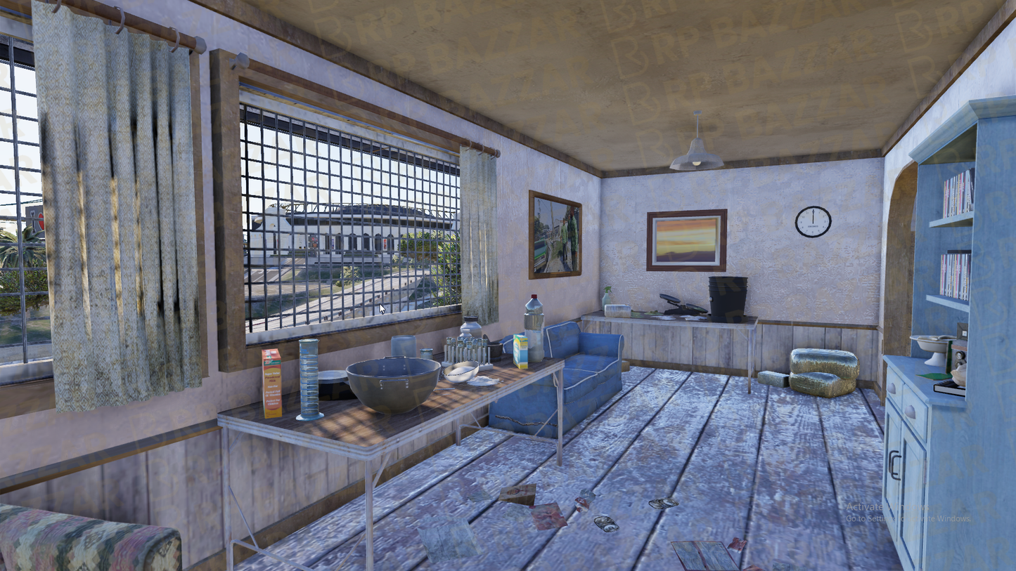 Gritty Gang Base FiveM MLO — GTA RP Interior — ESX QB QBOX — RPBazzar