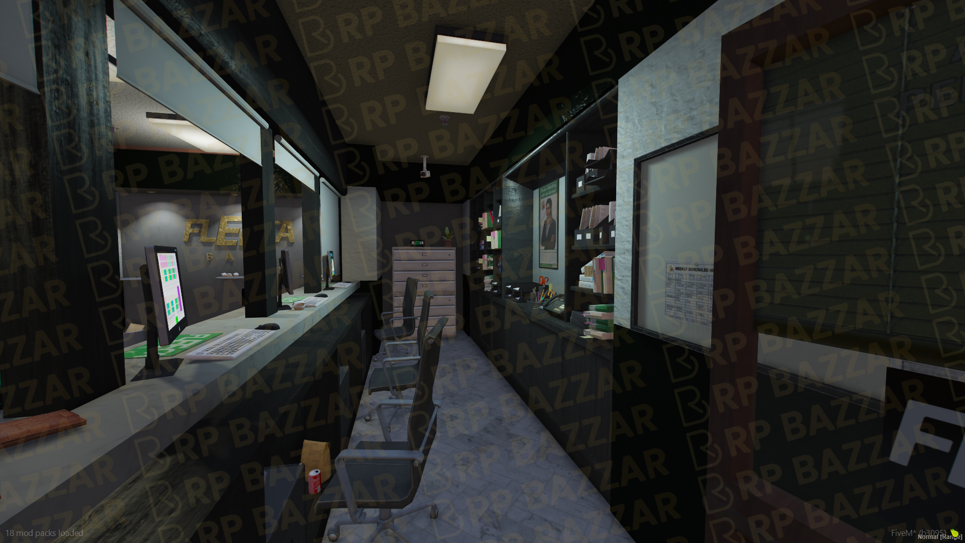 Vault Bank FiveM MLO — GTA RP Interior — ESX QB QBOX — RPBazzar