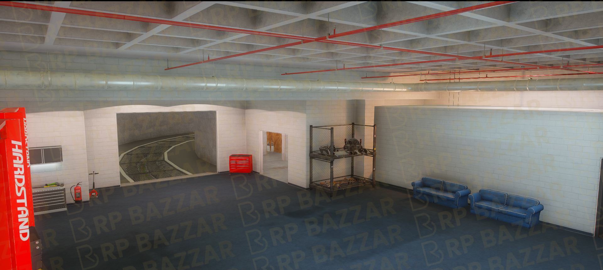 Vibrant Mechanic Shop FiveM MLO — GTA RP Interior — ESX QB QBOX — RPBazzar