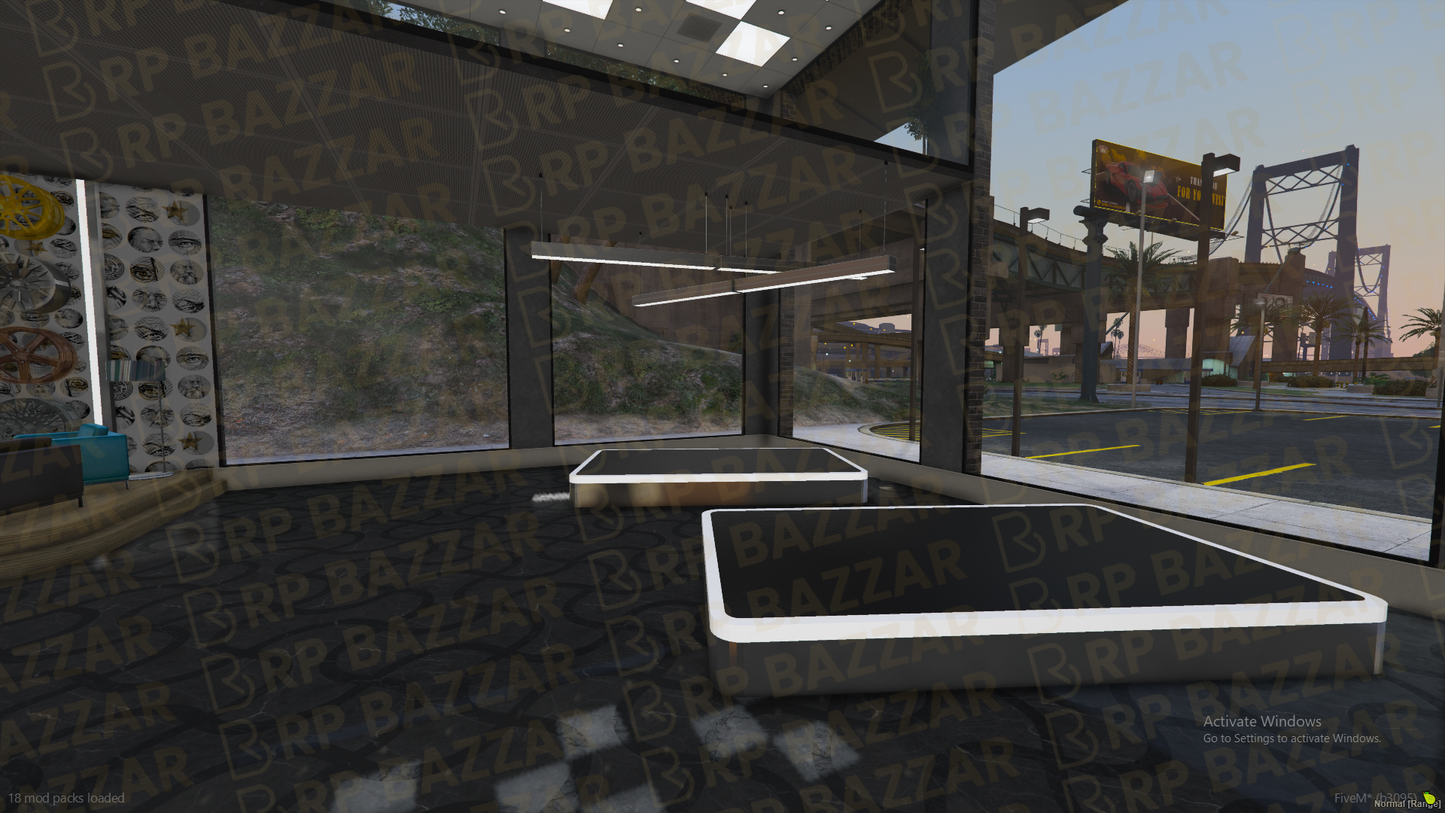Hidden Mechanic Shop FiveM MLO — GTA RP Interior — ESX QB QBOX — RPBazzar