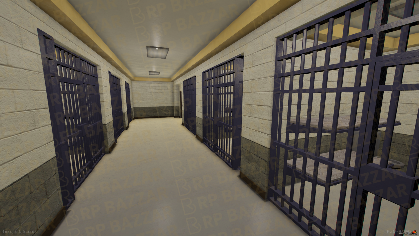 Guardian Police Station FiveM MLO — GTA RP Interior — ESX QB QBOX — RPBazzar