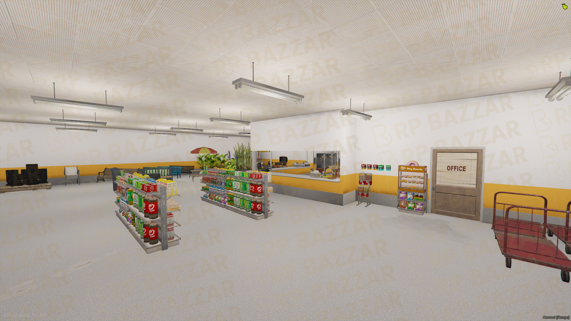 Classic Shopping Mall FiveM MLO — GTA RP Interior — ESX QB QBOX — RPBazzar