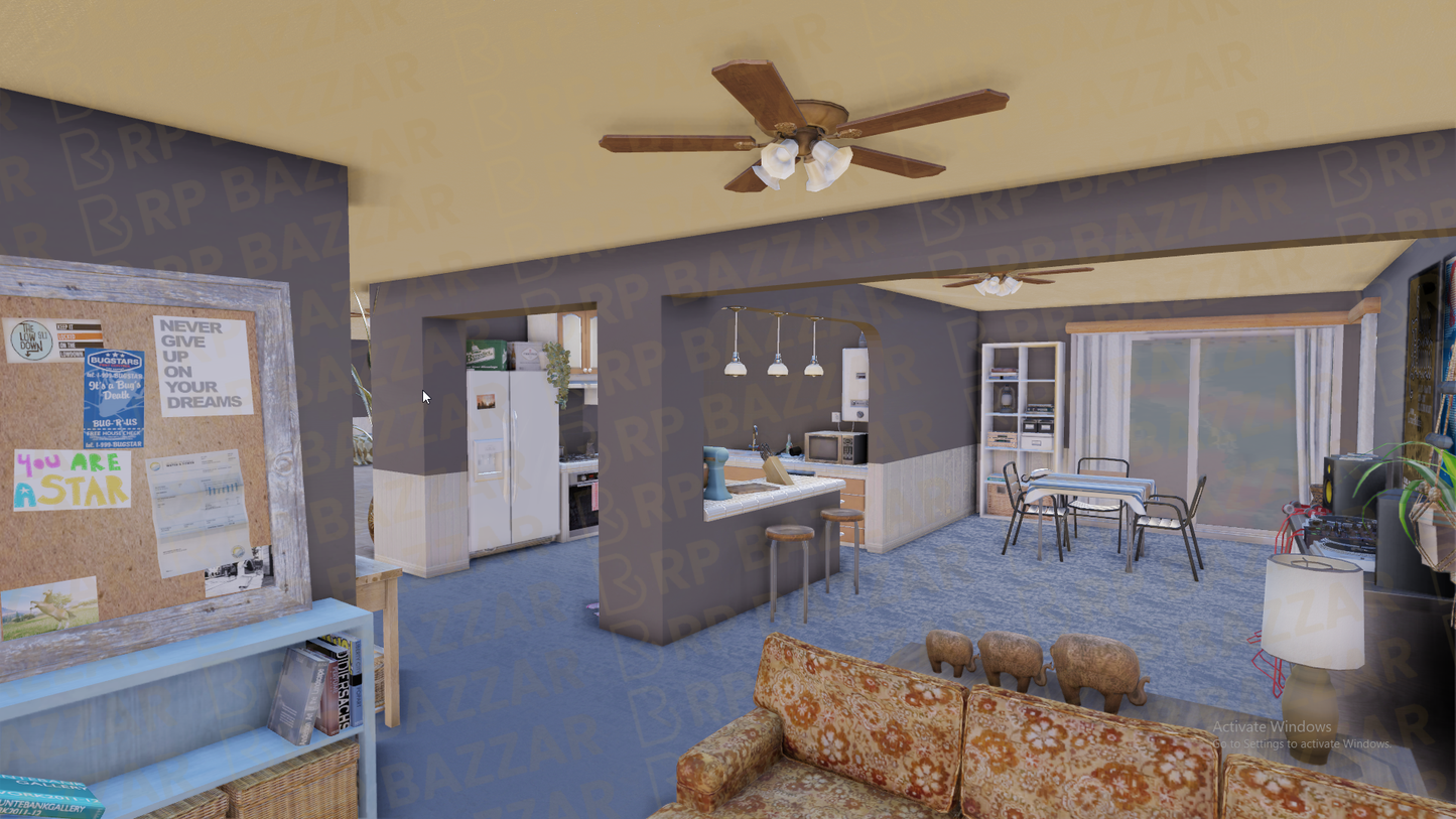 Mega Gang Loft FiveM MLO — GTA RP Interior — ESX QB QBOX — RPBazzar