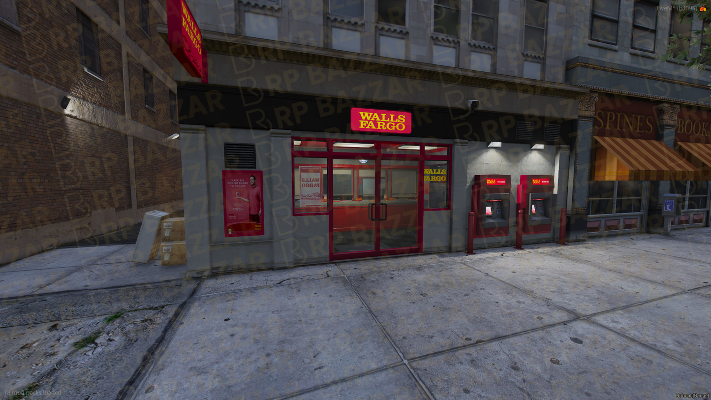 Downtown Bank FiveM MLO — GTA RP Interior — ESX QB QBOX — RPBazzar