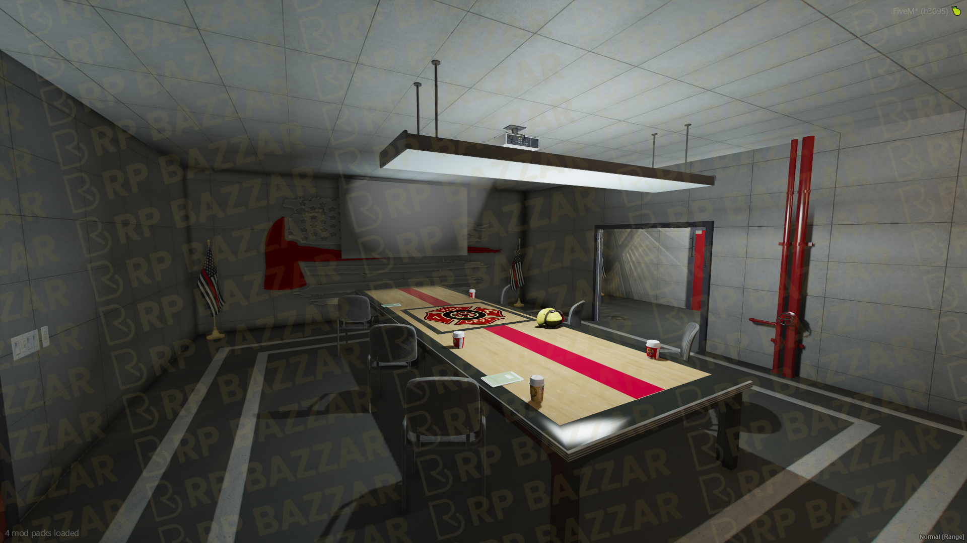 Brave Fire Department FiveM MLO — GTA RP Interior — ESX QB QBOX — RPBazzar