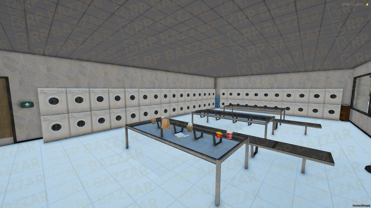 Urban Laundry Place FiveM MLO — GTA RP Interior — ESX QB QBOX — RPBazzar