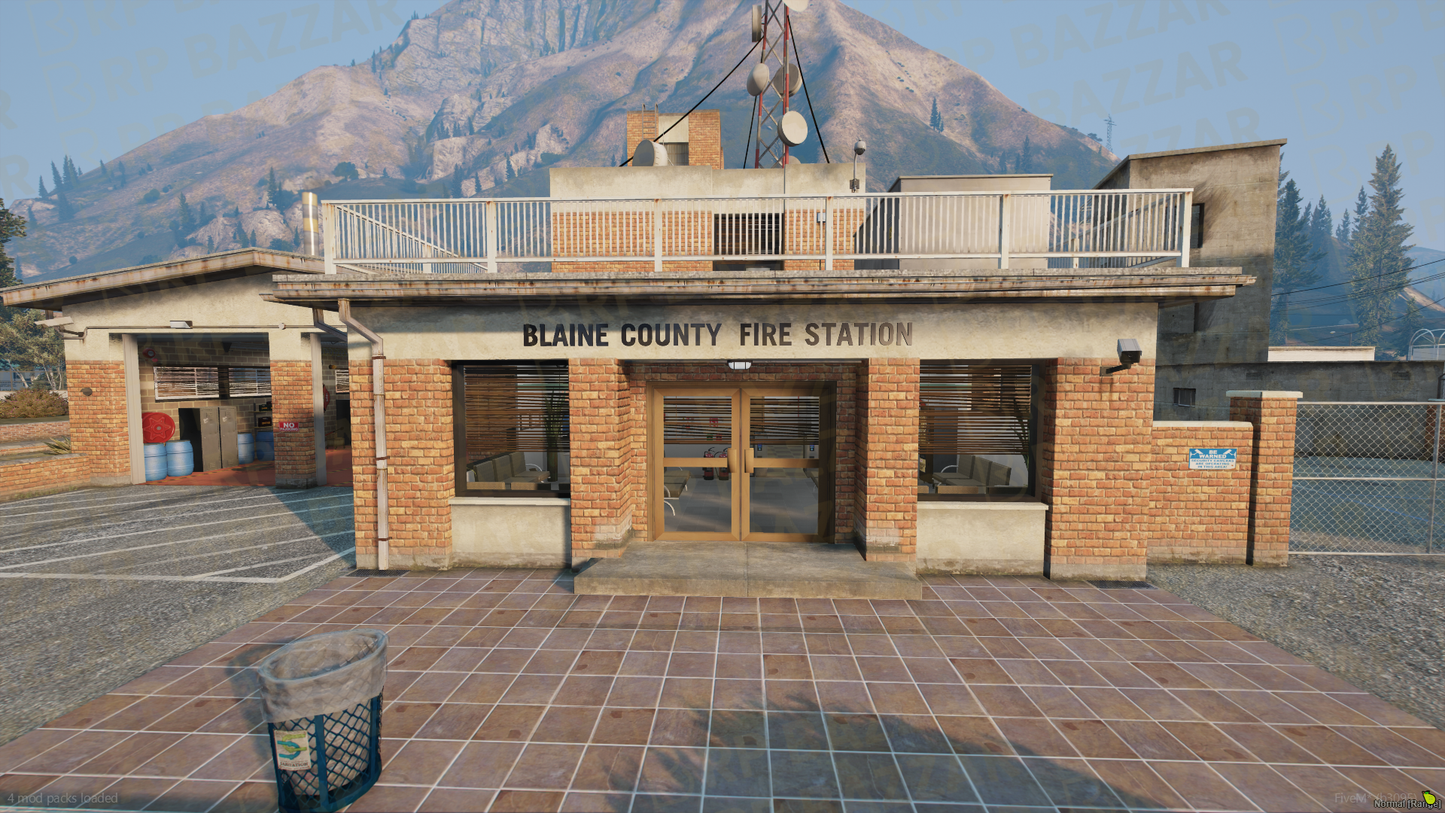 Lakeside Fire Department FiveM MLO — GTA RP Interior — ESX QB QBOX — RPBazzar