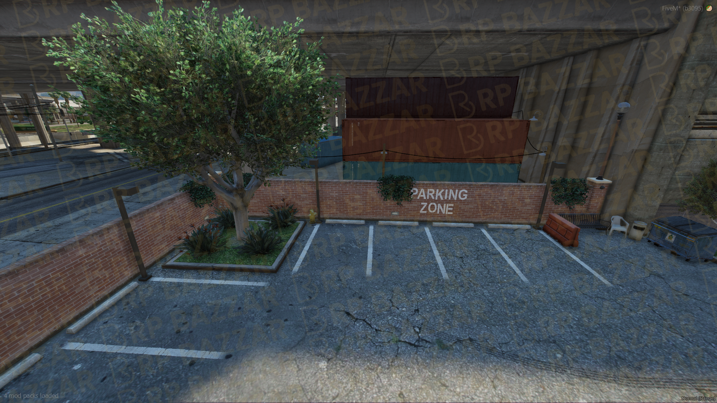 Fenced Impound Lot FiveM MLO — GTA RP Interior — ESX QB QBOX — RPBazzar