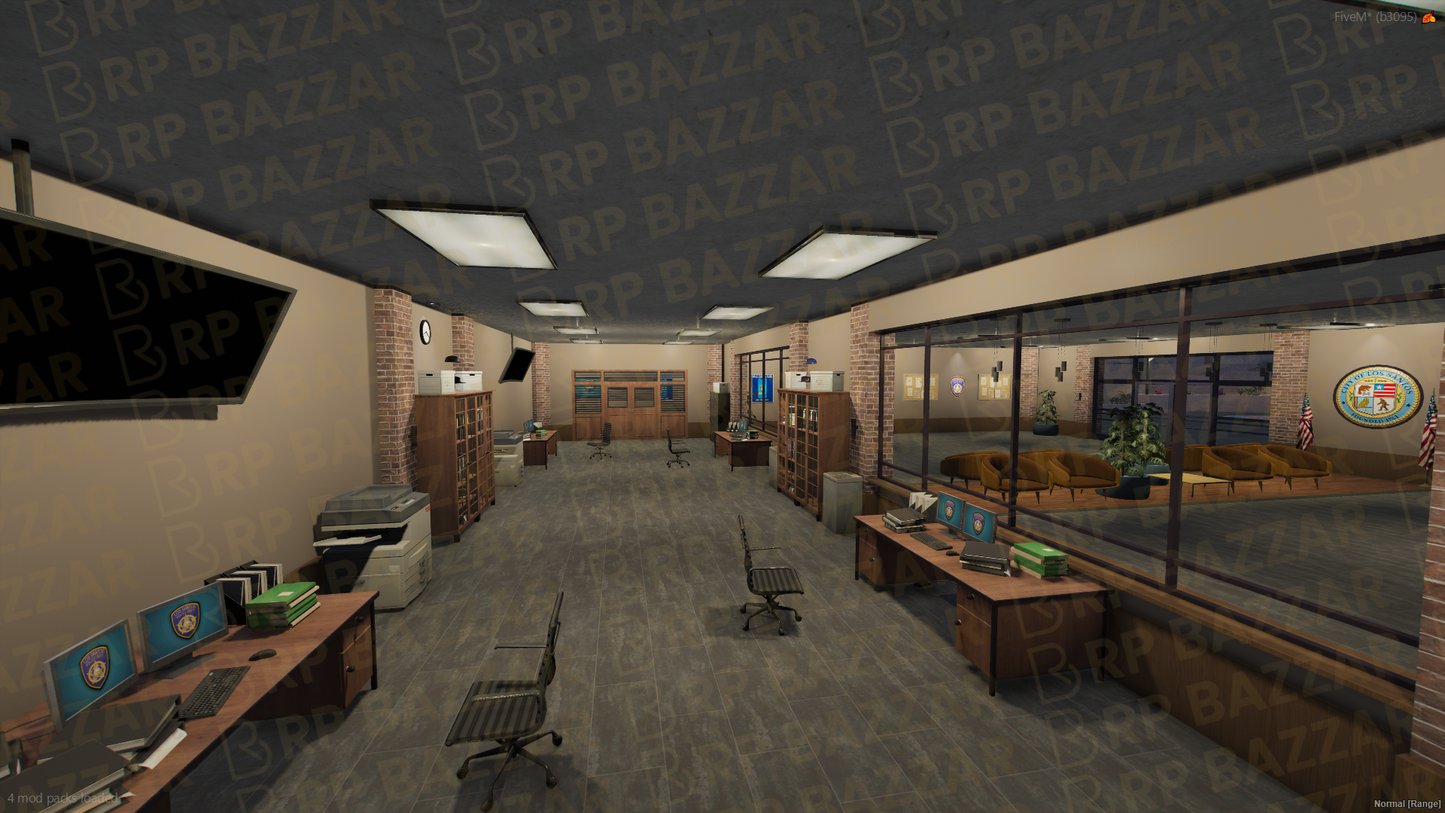 Central Police Station FiveM MLO — GTA RP Interior — ESX QB QBOX — RPBazzar