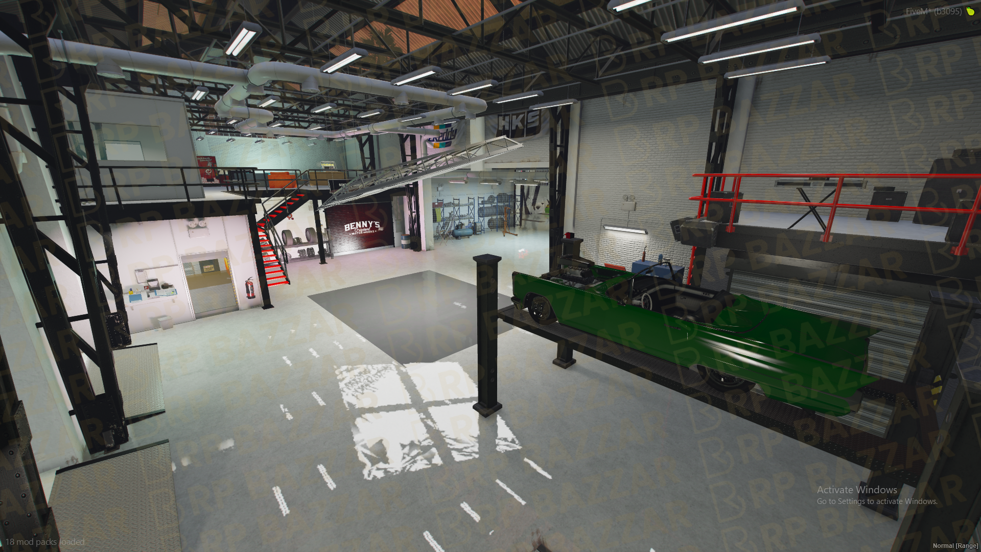 Rugged Mechanic Shop FiveM MLO — GTA RP Interior — ESX QB QBOX — RPBazzar