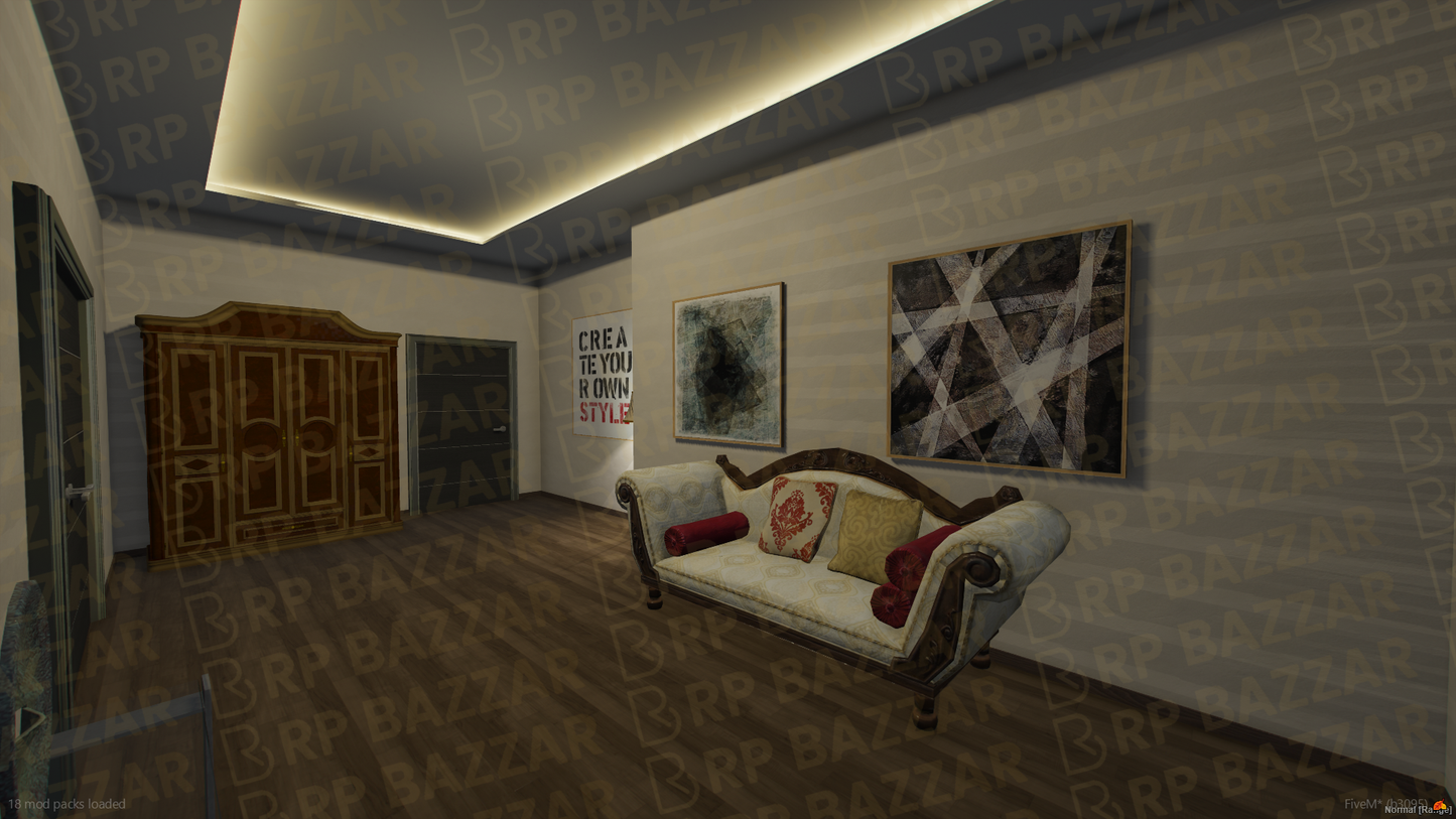 Urban House FiveM MLO — GTA RP Interior — ESX QB QBOX — RPBazzar