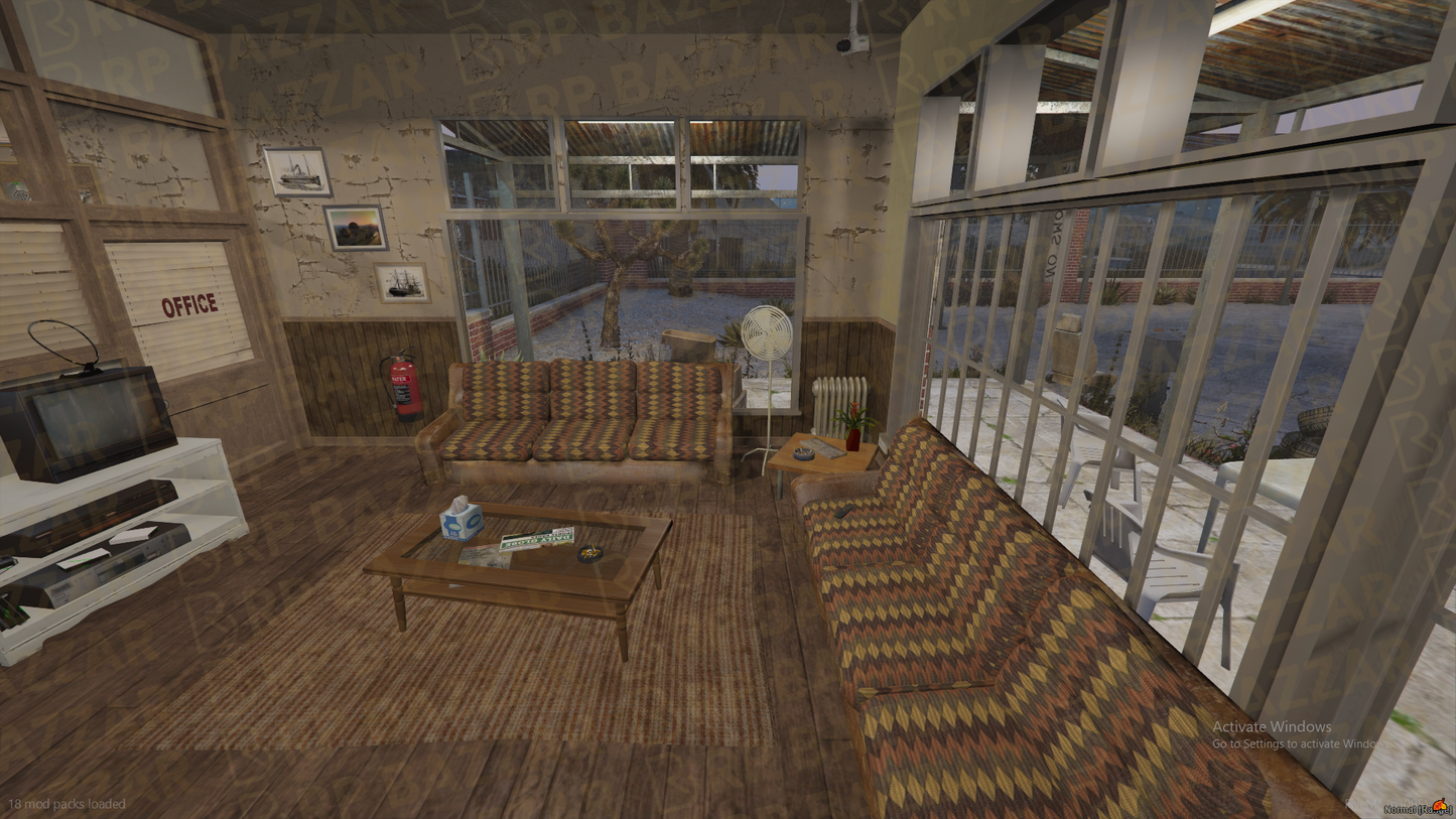 Gritty Mechanic Shop FiveM MLO — GTA RP Interior — ESX QB QBOX — RPBazzar