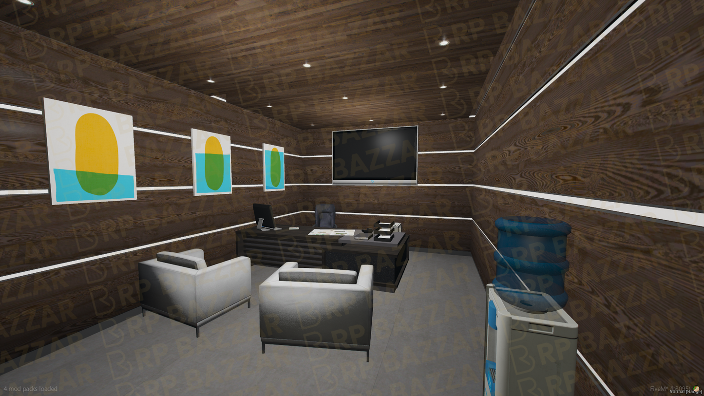 Elite Police Station FiveM MLO — GTA RP Interior — ESX QB QBOX — RPBazzar