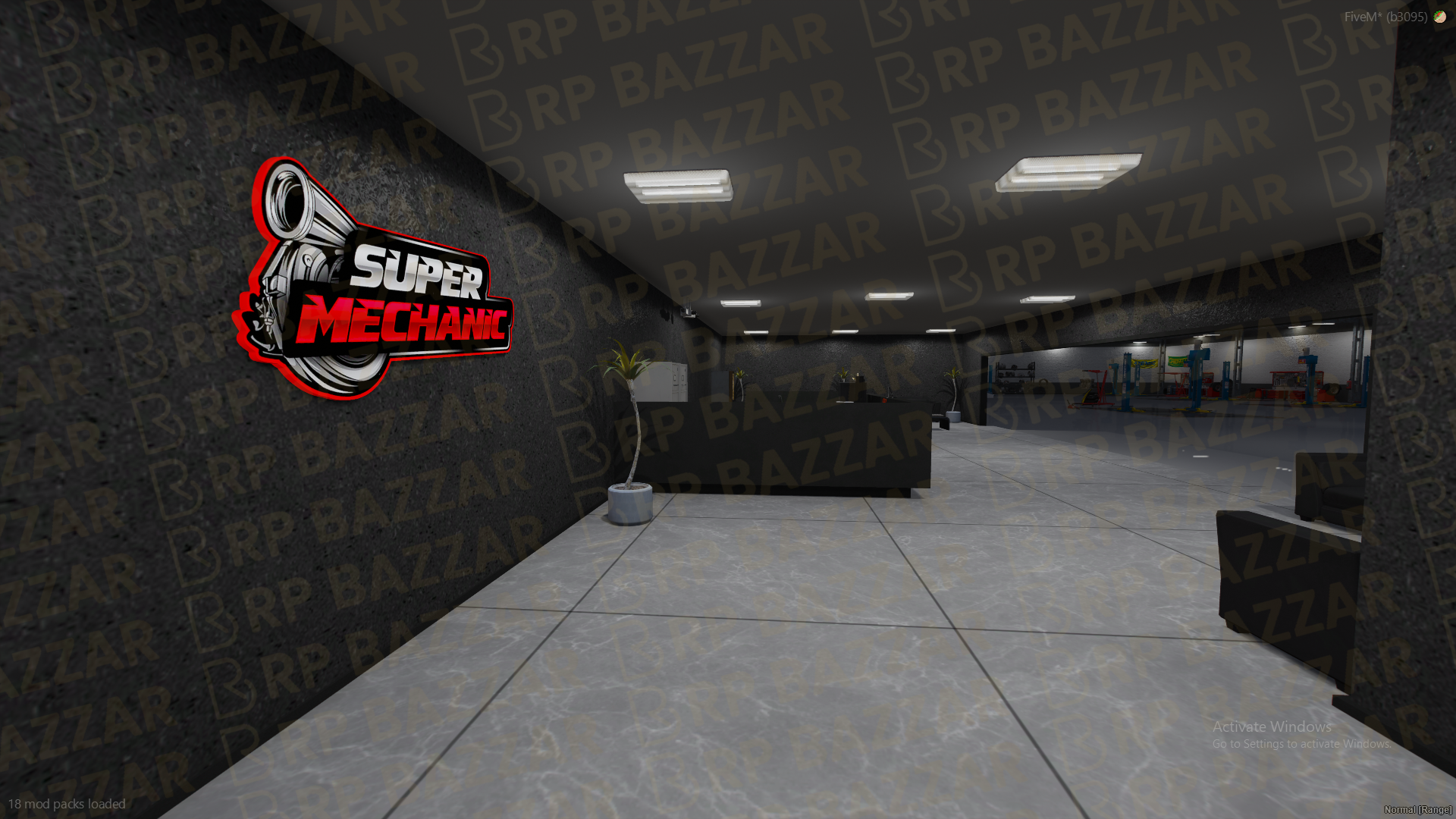 Grand Mechanic Shop FiveM MLO — GTA RP Interior — ESX QB QBOX — RPBazzar