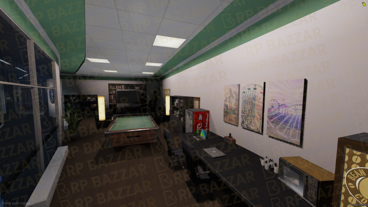 County Police Station FiveM MLO — GTA RP Interior — ESX QB QBOX — RPBazzar