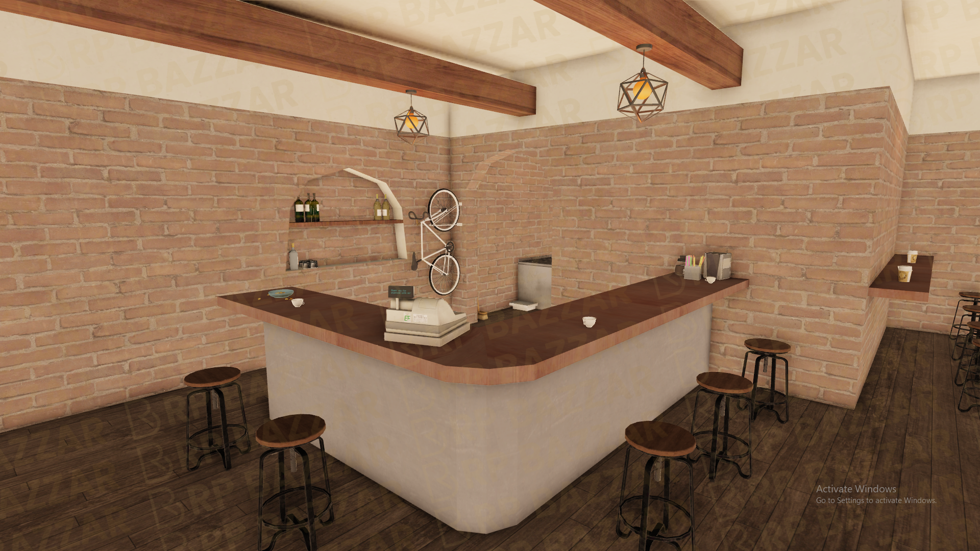 Mega Canteen FiveM MLO — GTA RP Interior — ESX QB QBOX — RPBazzar