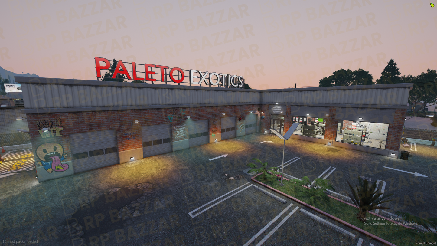 Chop Mechanic Shop FiveM MLO — GTA RP Interior — ESX QB QBOX — RPBazzar