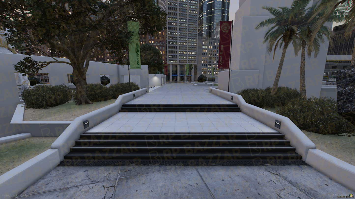 Central Legion Square FiveM MLO — GTA RP Interior — ESX QB QBOX — RPBazzar
