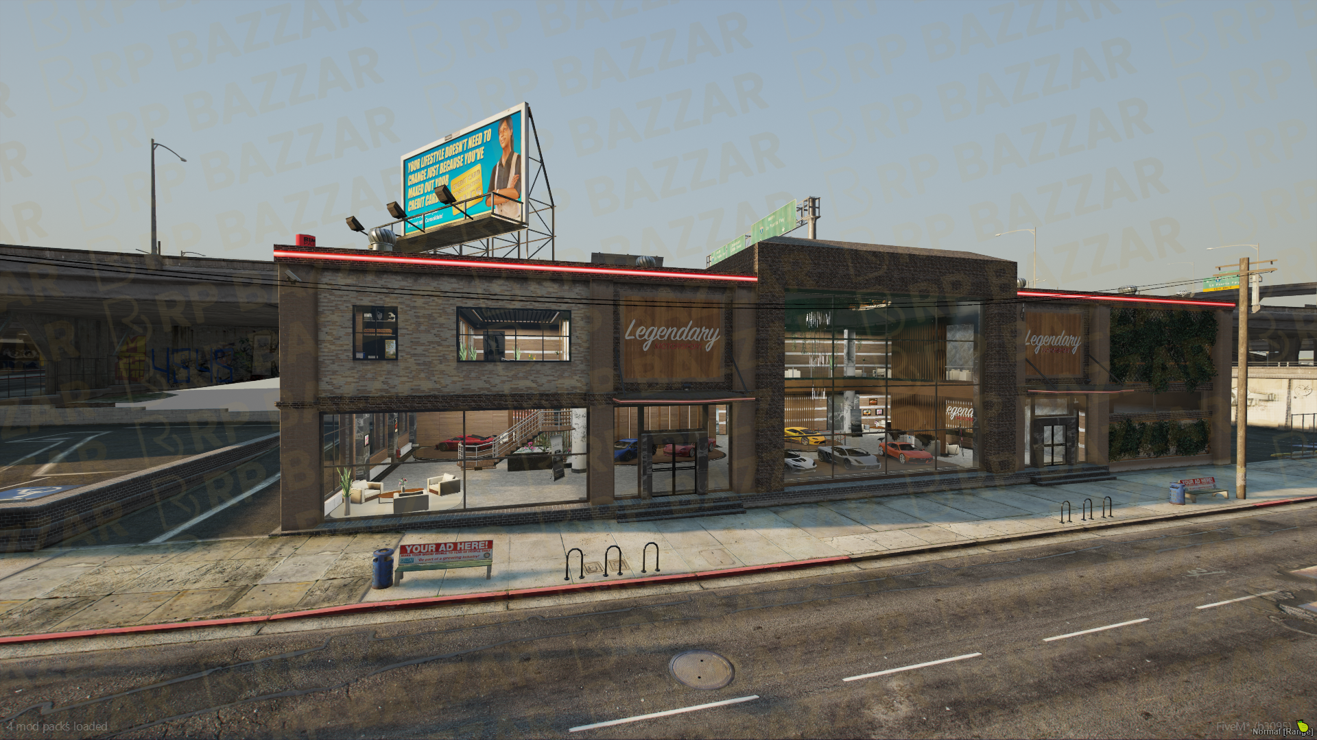 Streetside Vehicle Shop FiveM MLO — GTA RP Interior — ESX QB QBOX — RPBazzar
