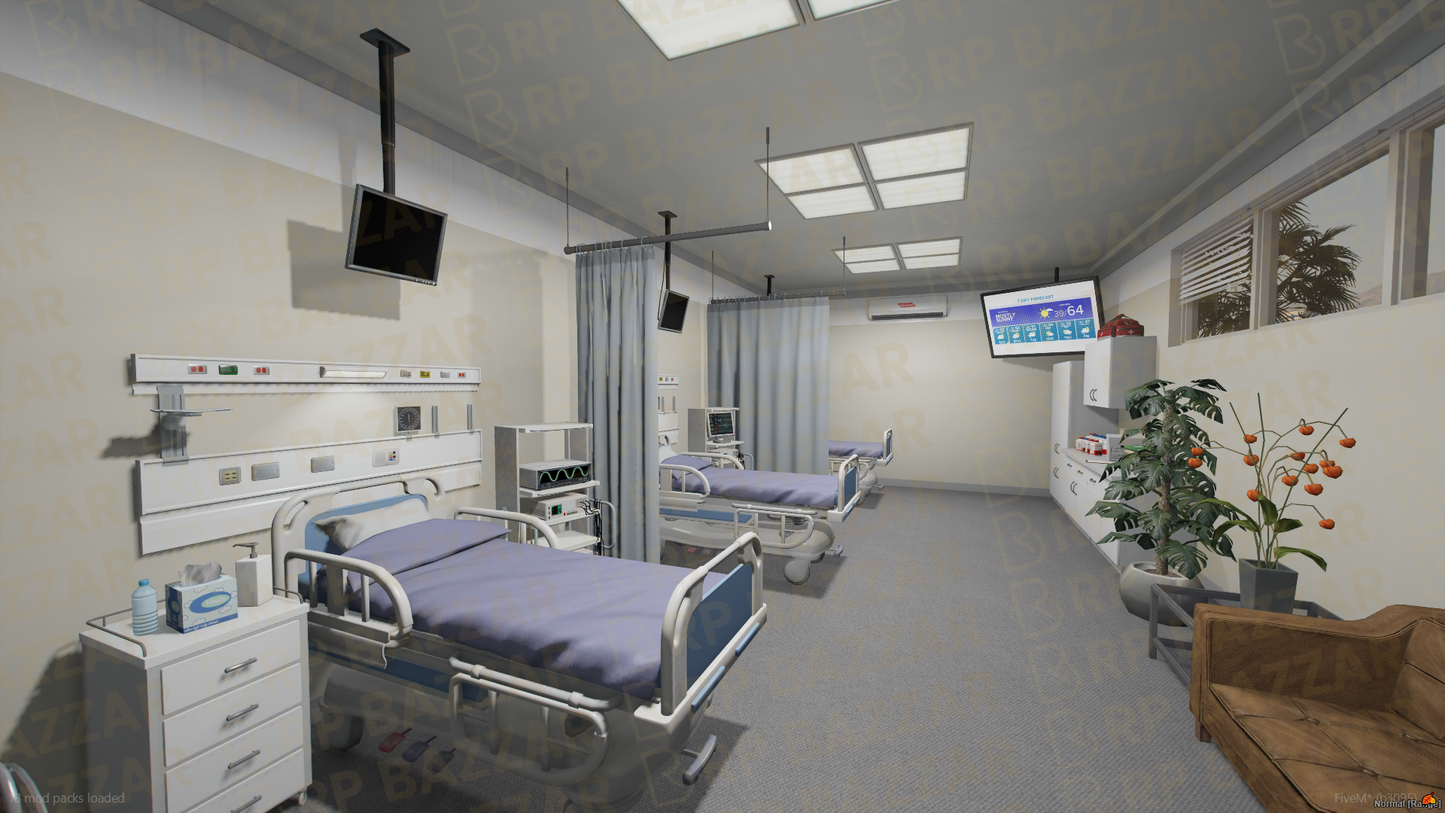 Northside Hospital FiveM MLO — GTA RP Interior — ESX QB QBOX — RPBazzar