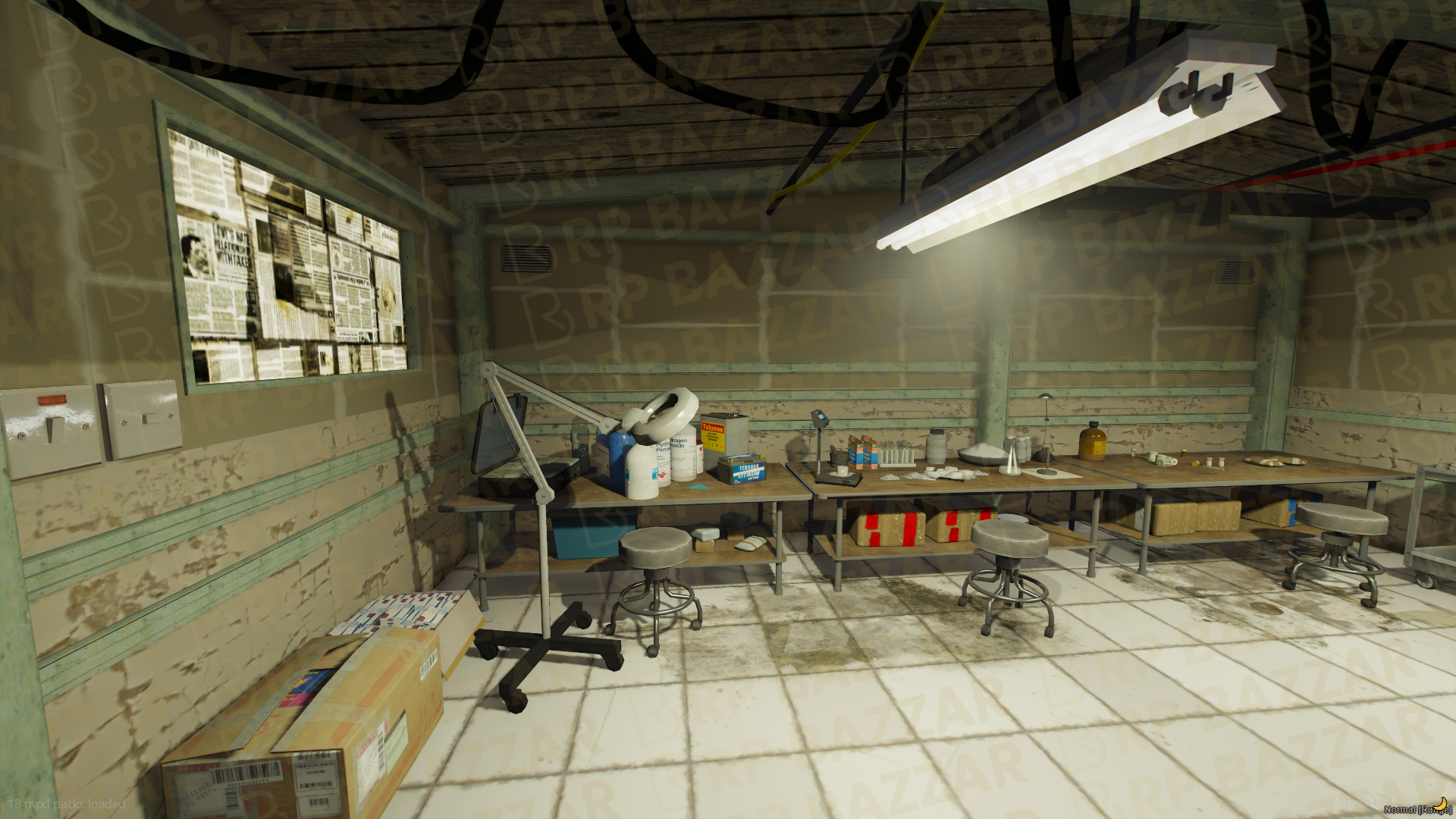 Industrial Drug Lab FiveM MLO — GTA RP Interior — ESX QB QBOX — RPBazzar