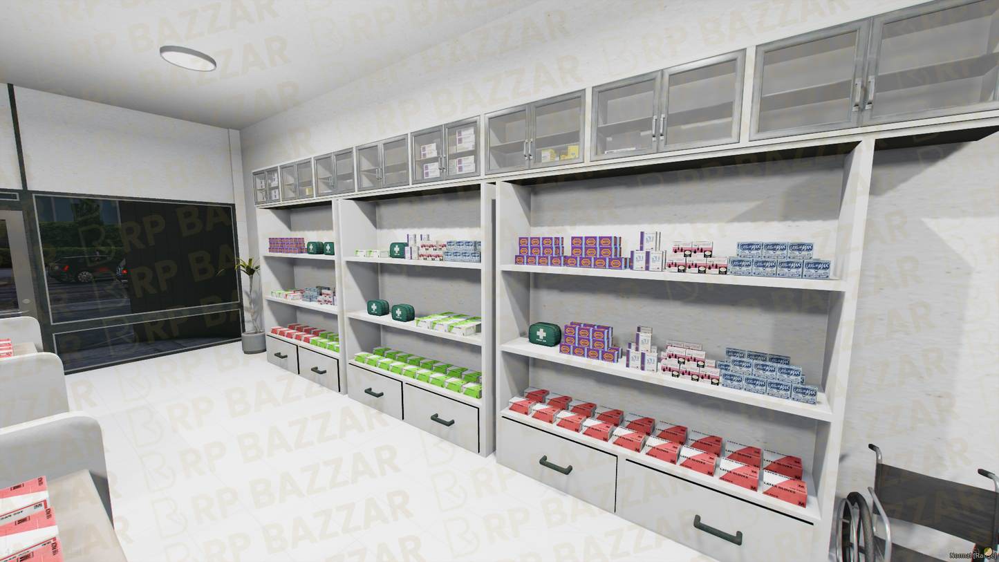Urban Pharmacy FiveM MLO — GTA RP Interior — ESX QB QBOX — RPBazzar