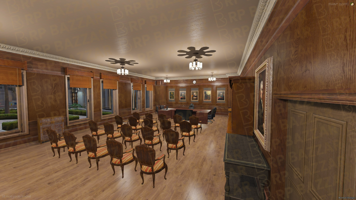 Historic City Hall FiveM MLO — GTA RP Interior — ESX QB QBOX — RPBazzar