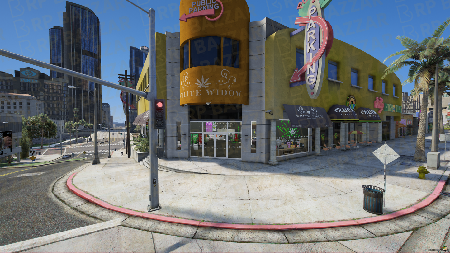 Gourmet Food Court FiveM MLO — GTA RP Interior — ESX QB QBOX — RPBazzar