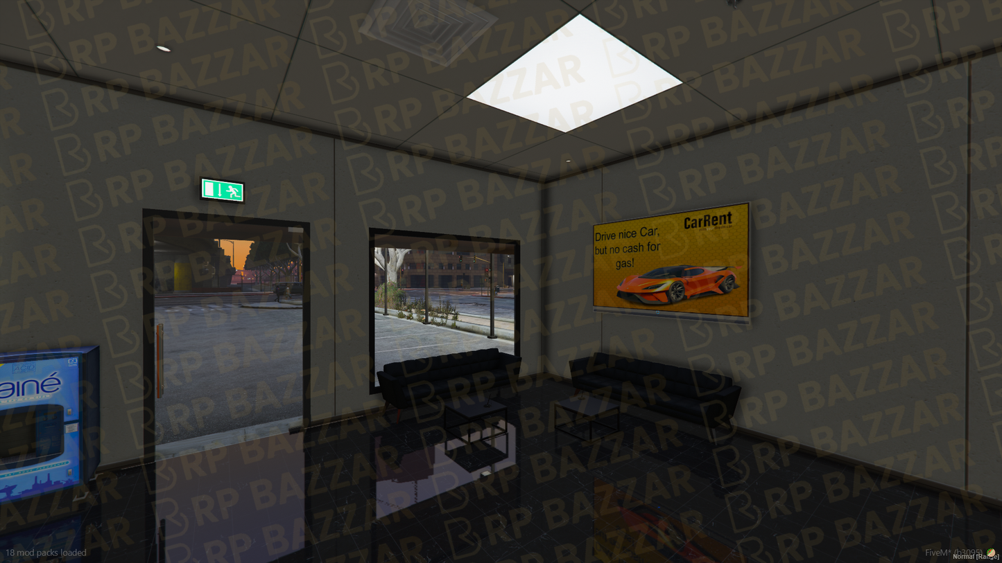 Uptown City Improvement FiveM MLO — GTA RP Interior — ESX QB QBOX — RPBazzar