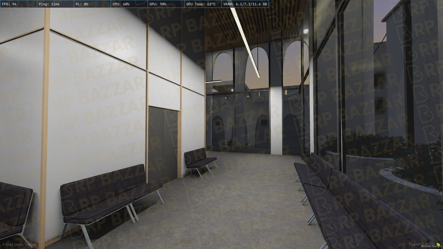 Classic Office FiveM MLO — GTA RP Interior — ESX QB QBOX — RPBazzar