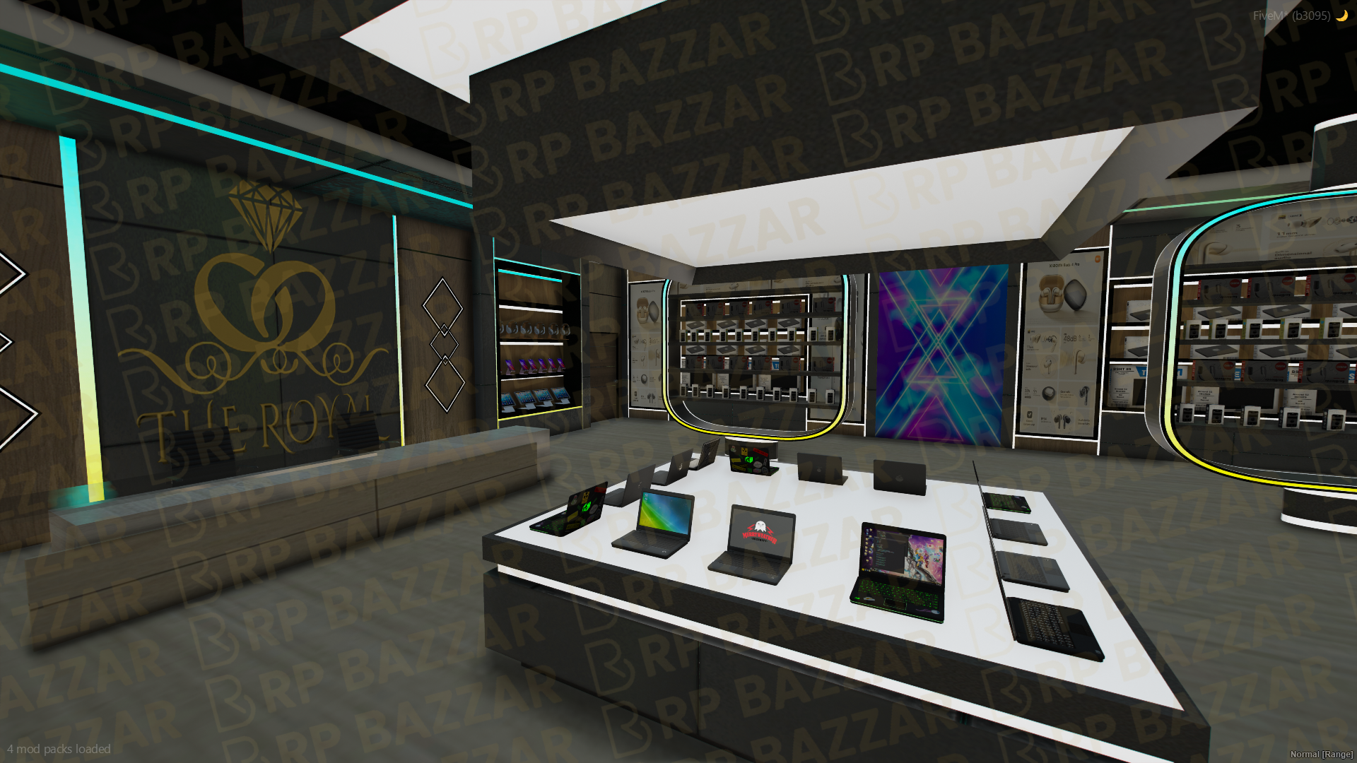Mega Shopping Mall FiveM MLO — GTA RP Interior — ESX QB QBOX — RPBazzar