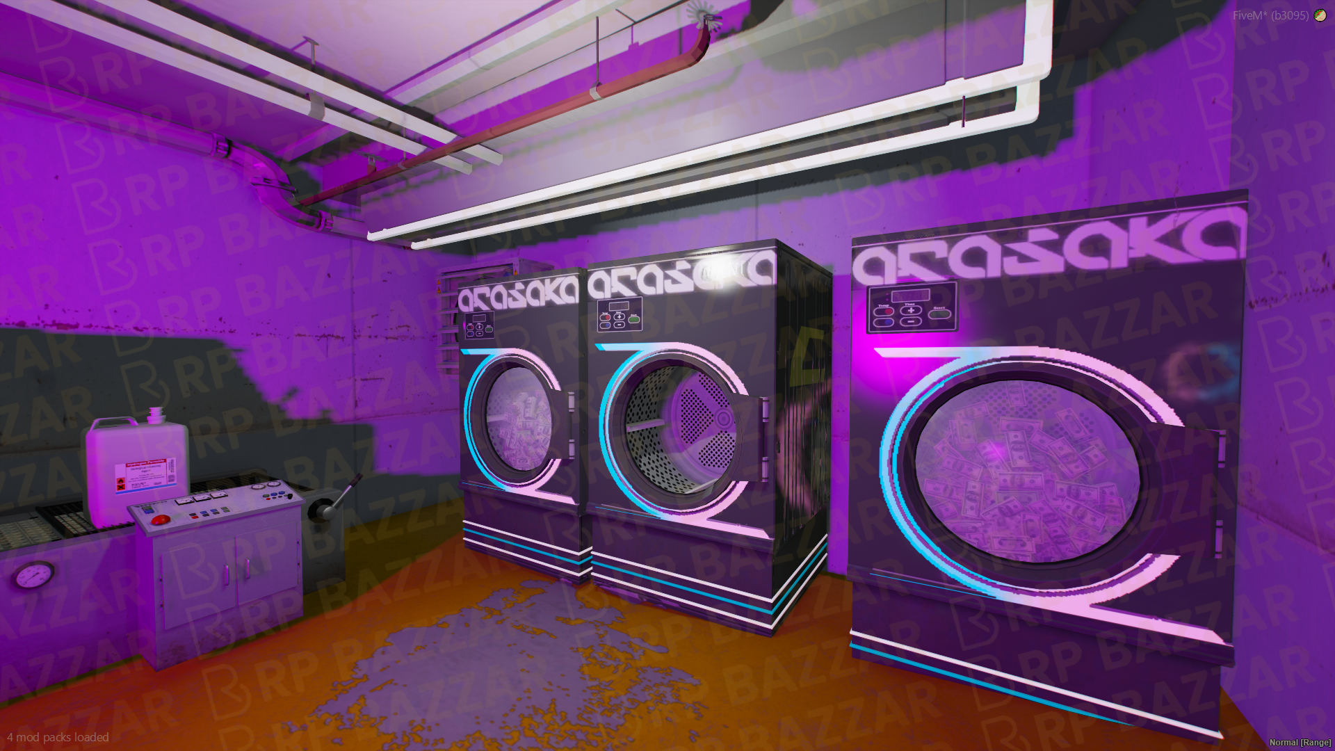 Modern Laundry Place FiveM MLO — GTA RP Interior — ESX QB QBOX — RPBazzar