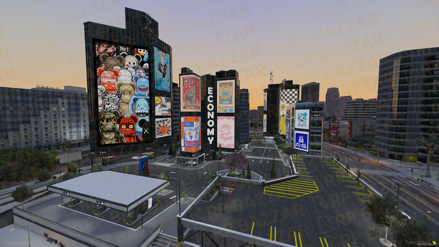 Urban Park & Exterior FiveM MLO — GTA RP Interior — ESX QB QBOX — RPBazzar