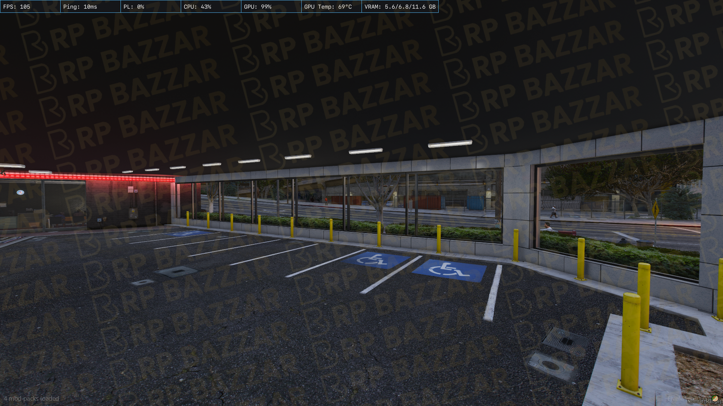 Garage Vehicle Shop FiveM MLO — GTA RP Interior — ESX QB QBOX — RPBazzar