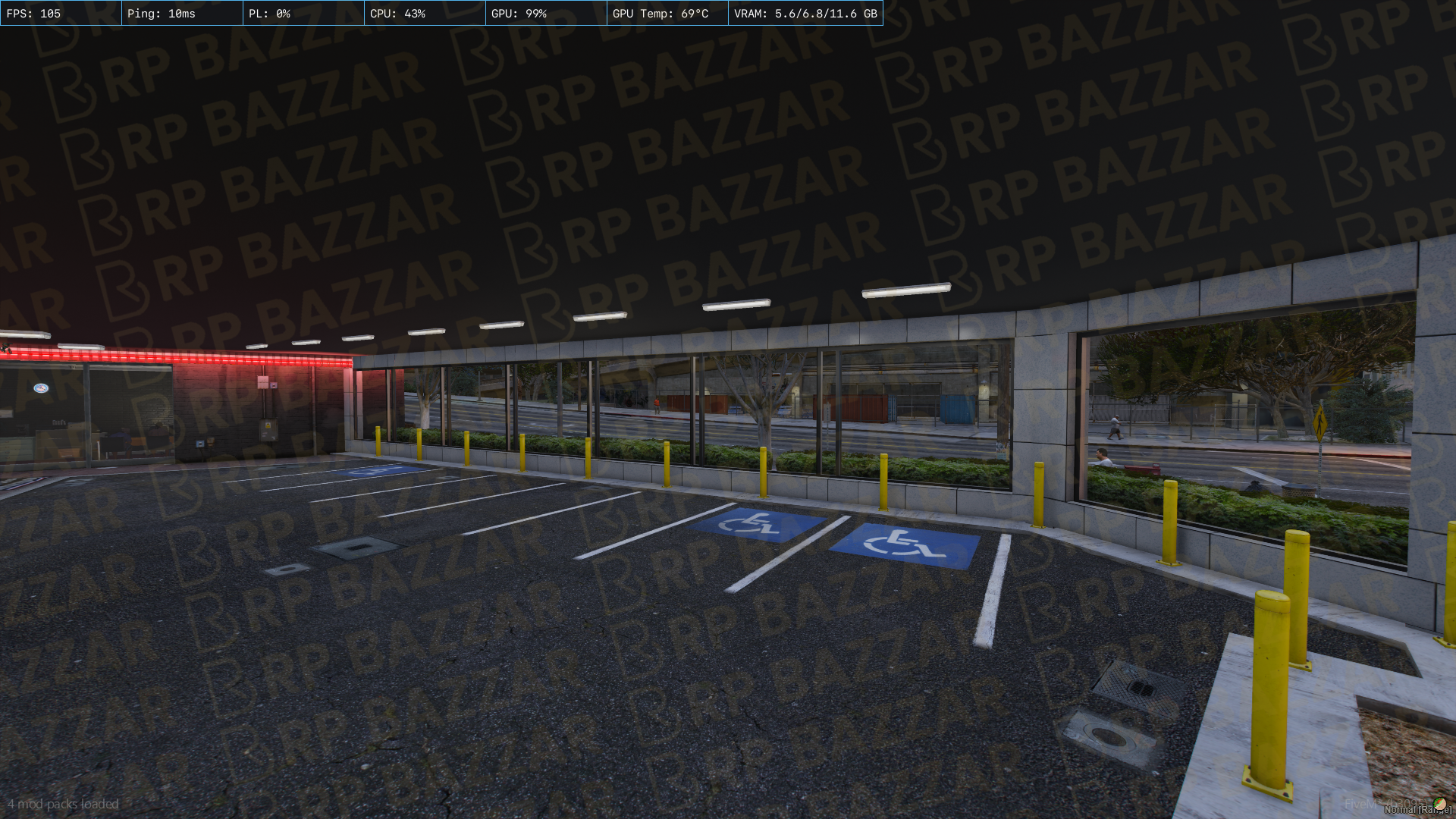 Garage Vehicle Shop FiveM MLO — GTA RP Interior — ESX QB QBOX — RPBazzar