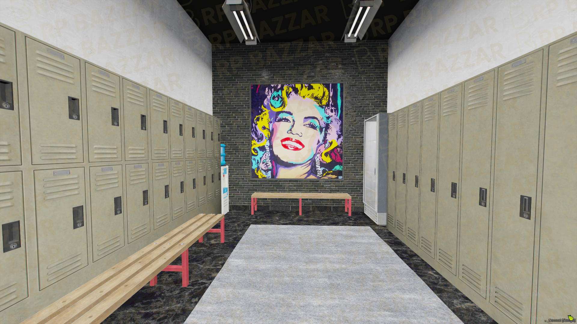 Retro Mechanic Shop FiveM MLO — GTA RP Interior — ESX QB QBOX — RPBazzar
