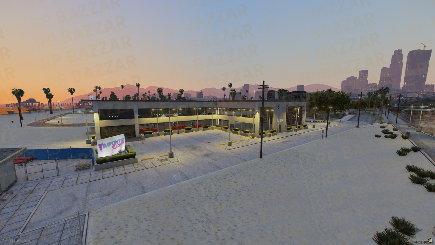 Metro Vehicle Shop FiveM MLO — GTA RP Interior — ESX QB QBOX — RPBazzar