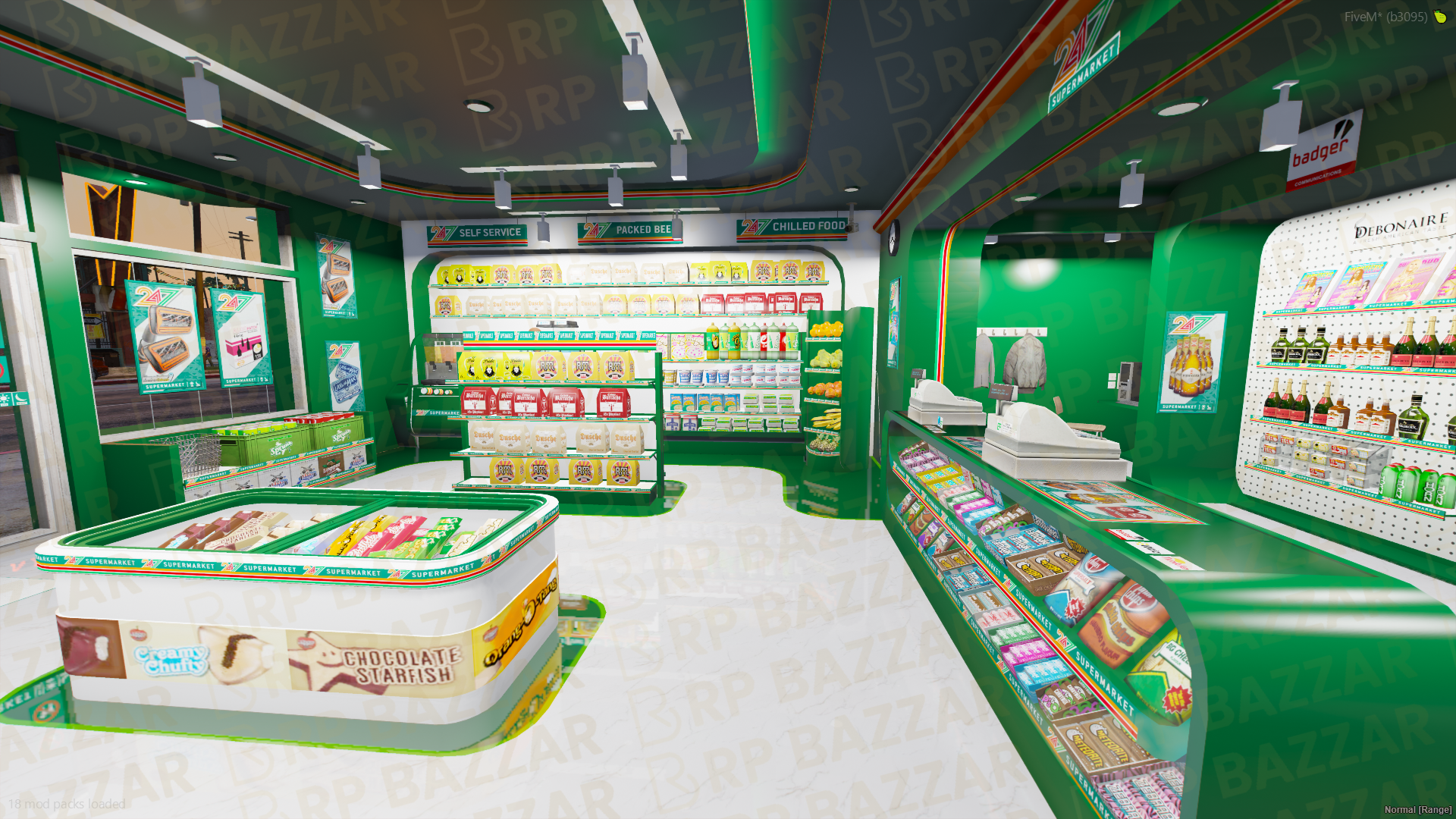 Urban 24-7 Store FiveM MLO — GTA RP Interior — ESX QB QBOX — RPBazzar