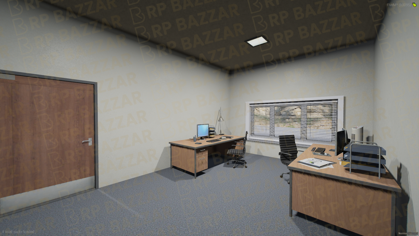 Secure Police Station FiveM MLO — GTA RP Interior — ESX QB QBOX — RPBazzar