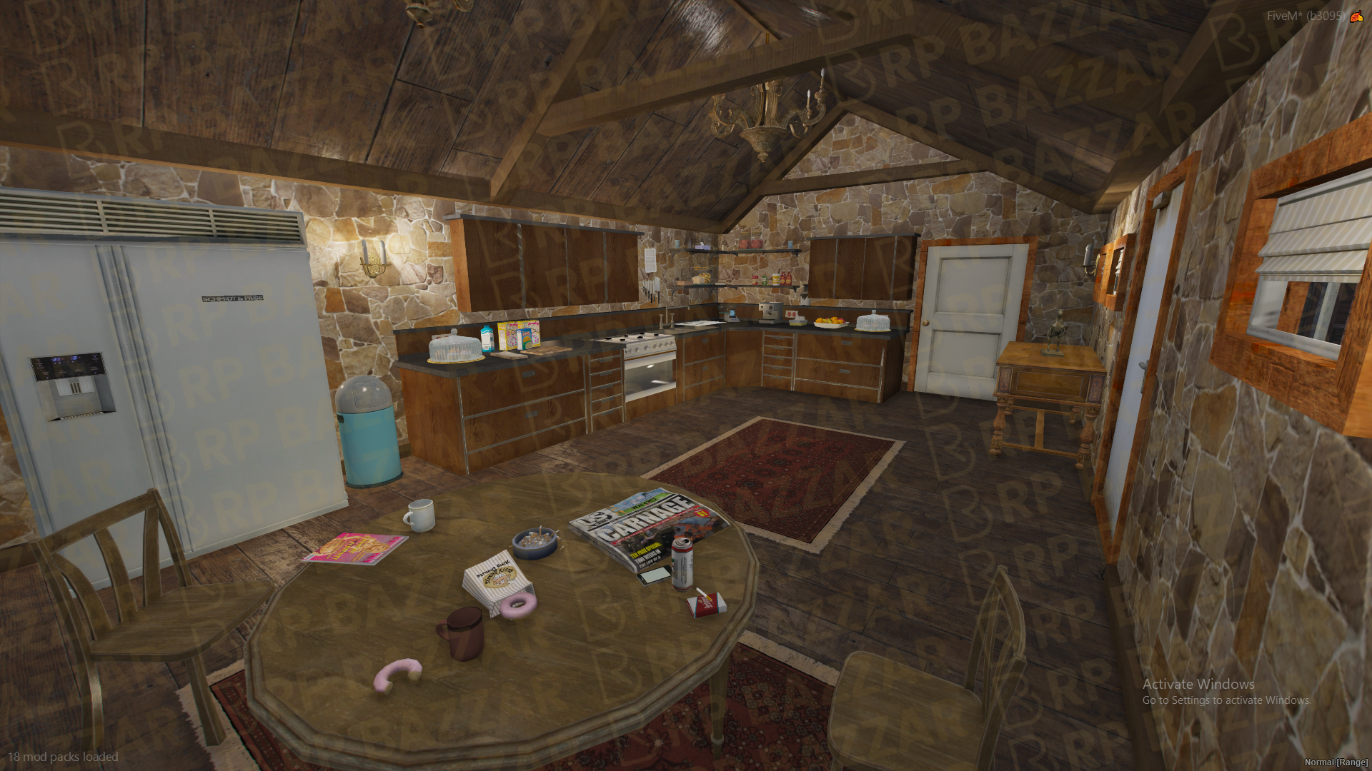 Authentic Kitchen FiveM MLO — GTA RP Interior — ESX QB QBOX — RPBazzar